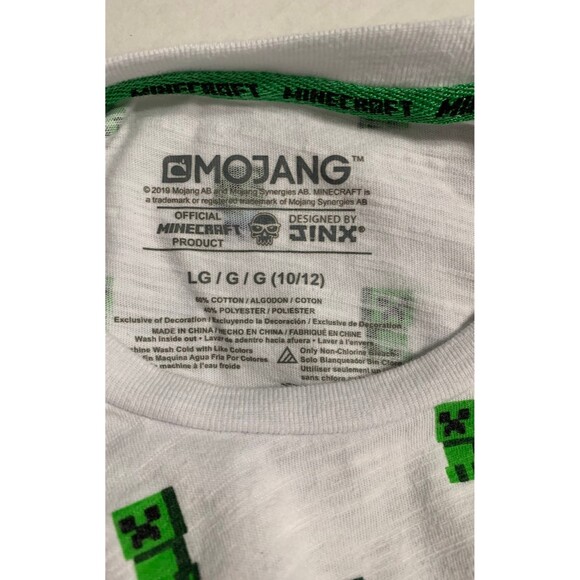 Mojang Minecraft t-shirt Size L 10/12 - Picture 4 of 4